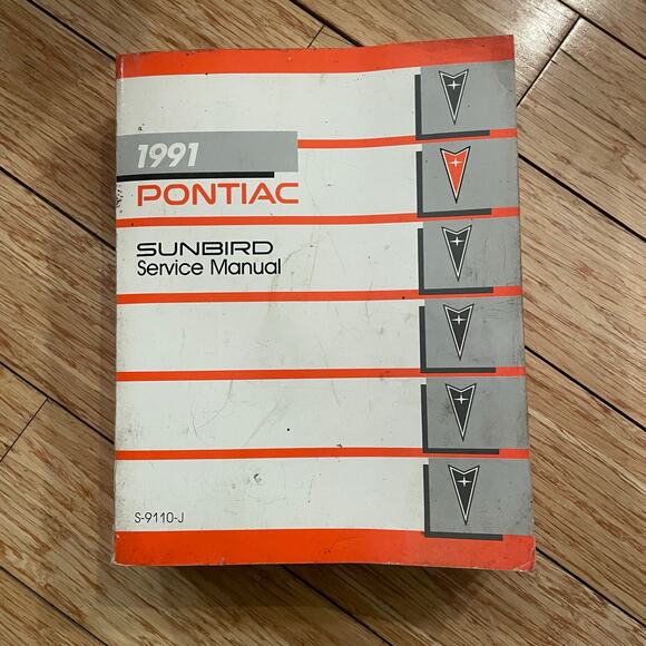Original 1991 Pontiac Sunbird Service Manual auto mechanic - Picture 1 of 4